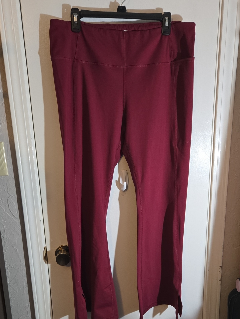 Avia Wine Boot-Cut Stretch Pants
